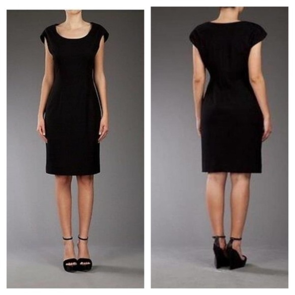 Diane von Furstenberg Manette Black Sheath Dress